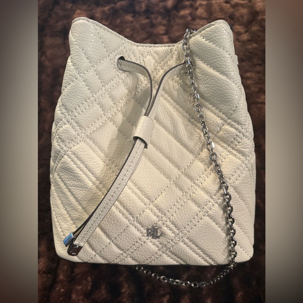 Ralph Lauren Quilted Leather Shoulder Bag